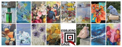 Esbjerg Kunstdage, kunst, foto, skulpturer, maleriet, fernisering